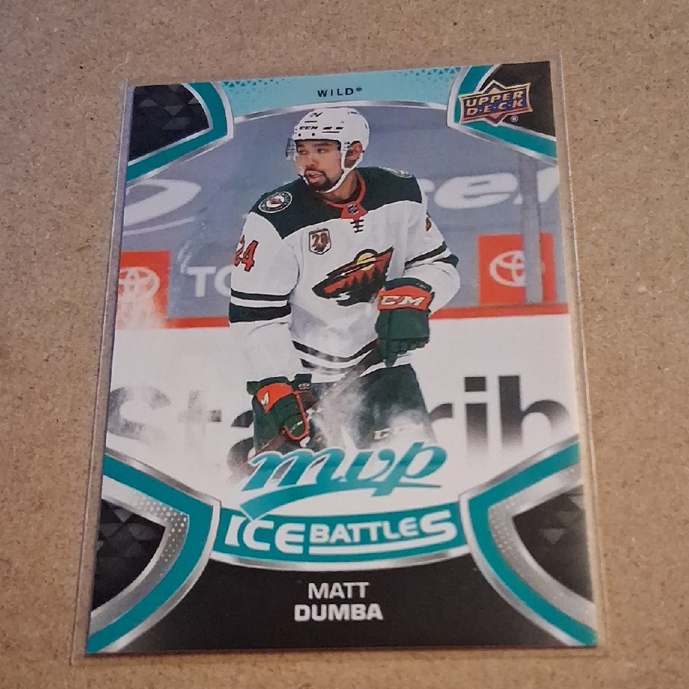 Upper Deck MVP Ice Battles Matt Dumba Hockey Card